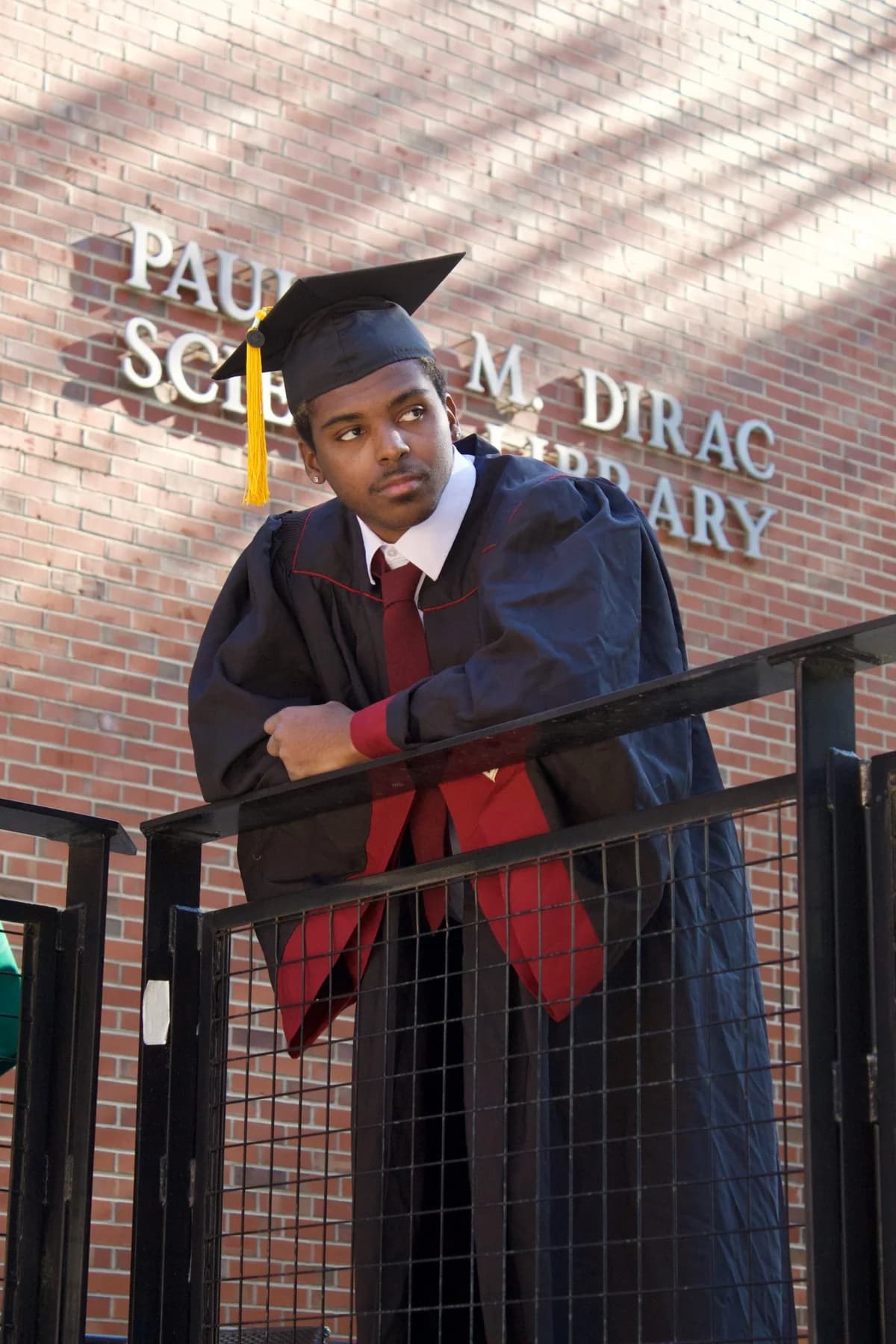 Rishard Dukes at graduation